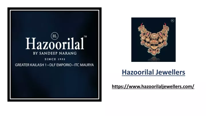 hazoorilal jewellers