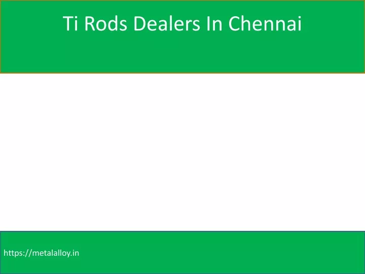 ti rods dealers in chennai