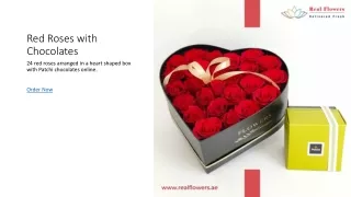 Red Roses Box with Chocolates