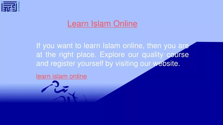 learn islam online