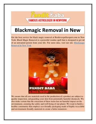 Blackmagic Removal in New York  Bestlovespellsexpert