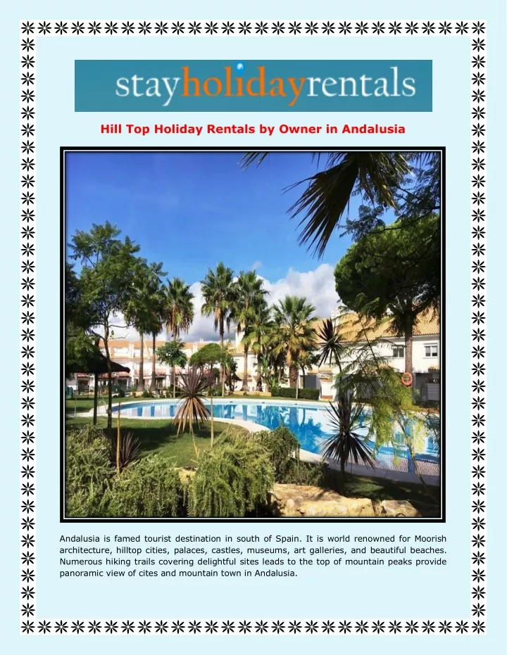 hill top holiday rentals by owner in andalusia