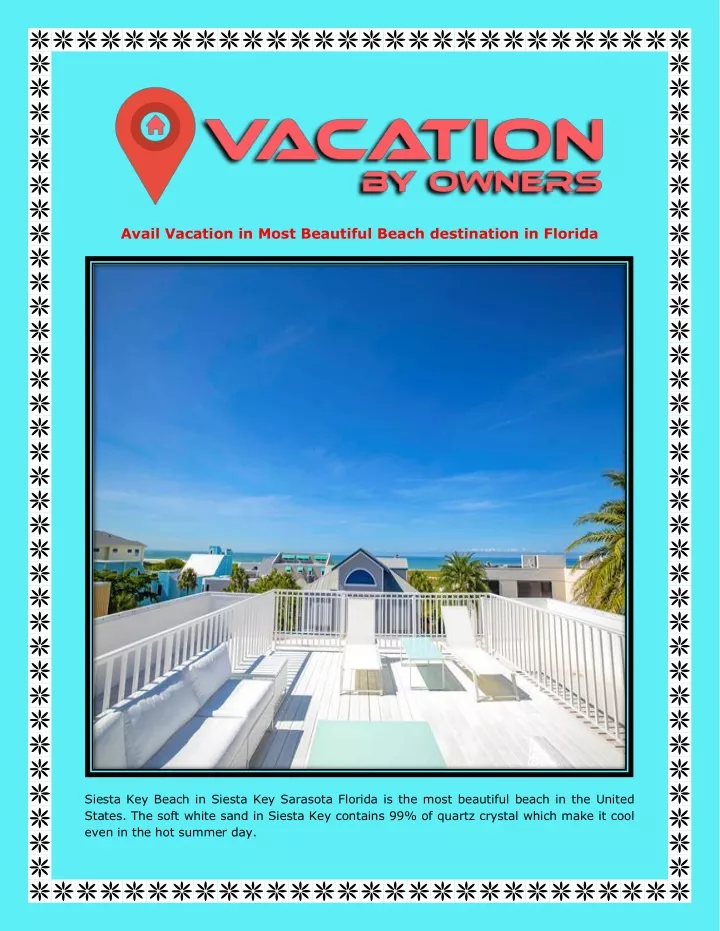 avail vacation in most beautiful beach