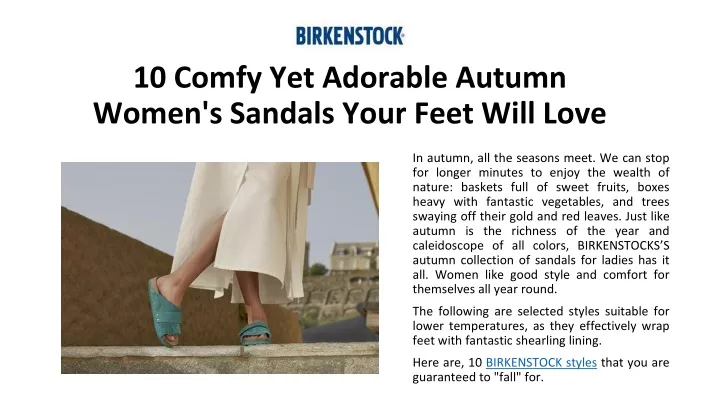 10 comfy yet adorable autumn women s sandals your feet will love