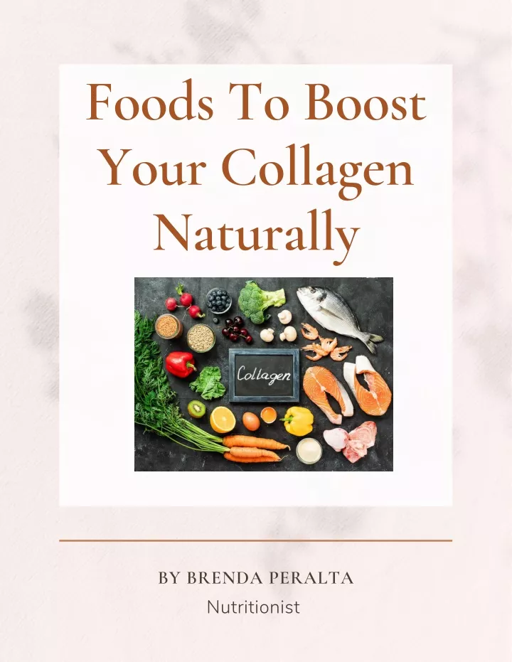 foods to boost your collagen naturally