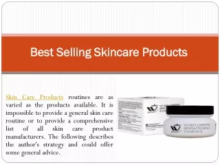 Best Selling Skincare Products