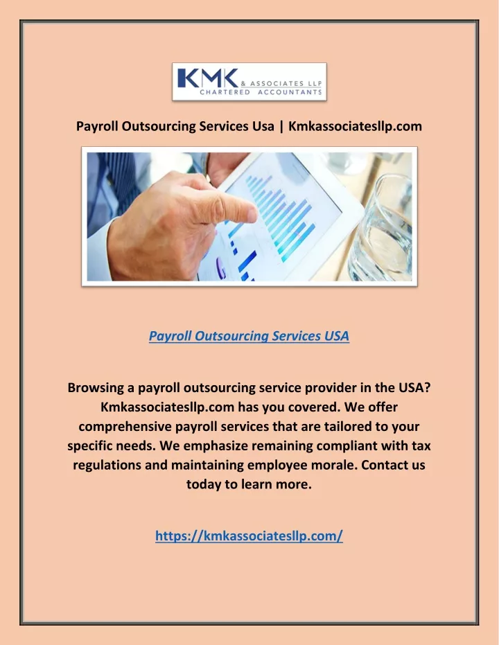 payroll outsourcing services usa kmkassociatesllp