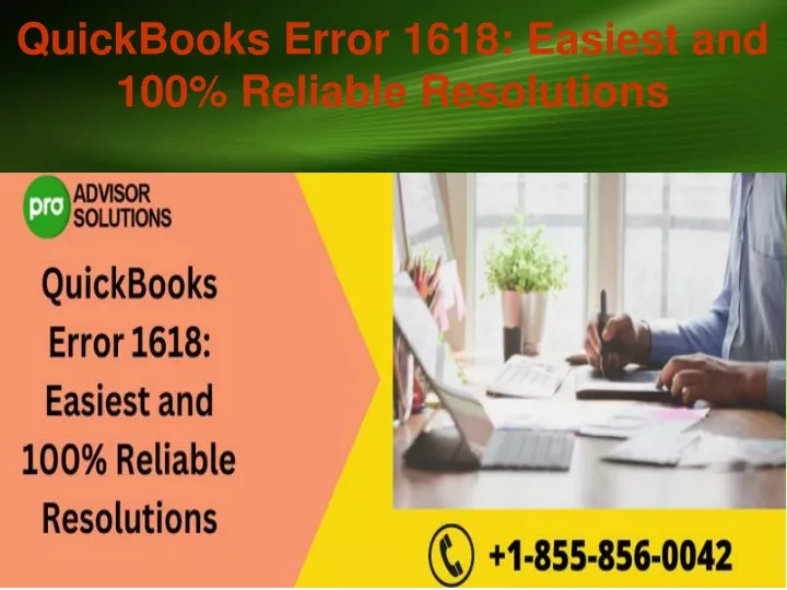 quickbooks error 1618 easiest and 100 reliable resolutions