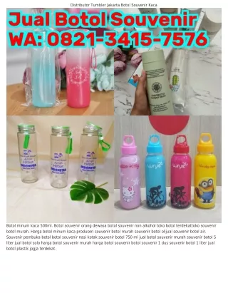 O82l~ЗᏎl5~7576 (WA) Botol Souvenir Foto Botol Souvenir Emas