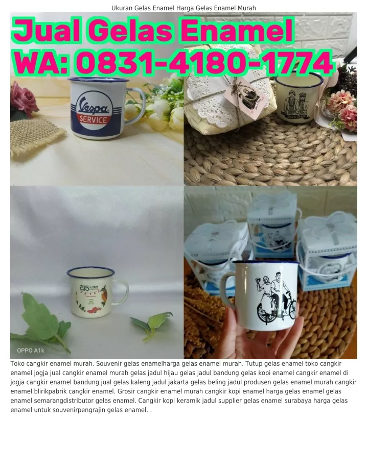 ukuran gelas enamel harga gelas enamel murah