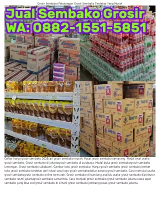 Ô88ᒿ~I55I~585I (WA) Grosir Sembako Murah Agen Sembako Online