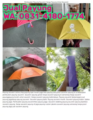Ö83l·4l8Ö·l774 (WA) Toko Payung Jogja Harga Payung Murah Untuk Souvenir