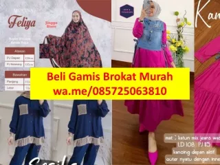 Beli Gamis Brokat 085725063810