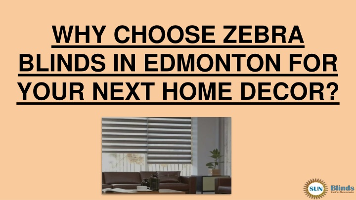 why choose zebra blinds in edmonton for your next home decor