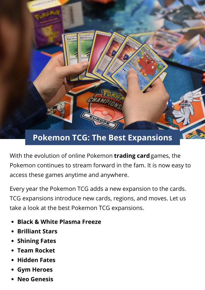 pokemon tcg the best expansions