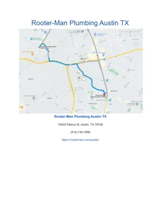 rooter man plumbing austin tx