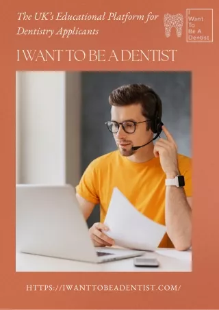 Dentistry Personal Statement – I Want To Be A Dentist