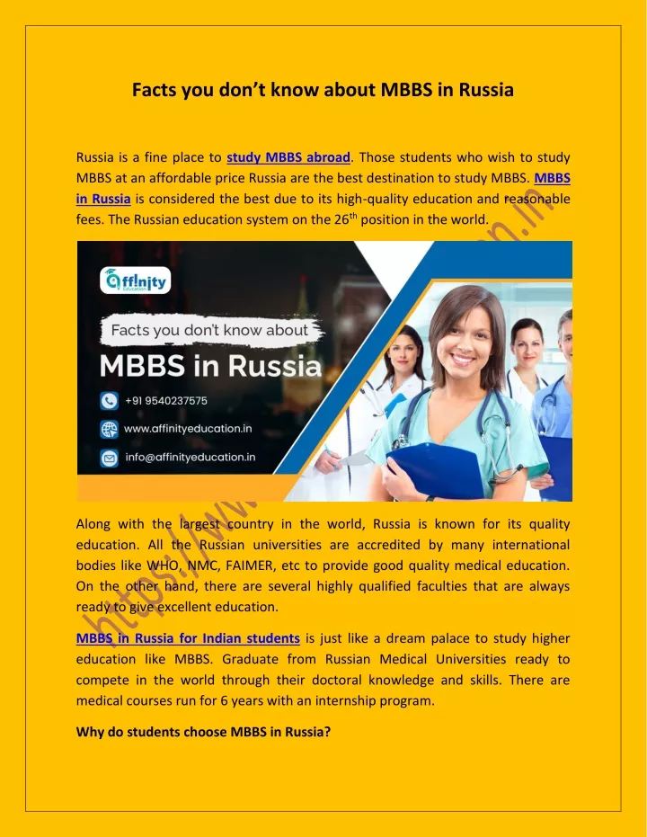 facts you don t know about mbbs in russia