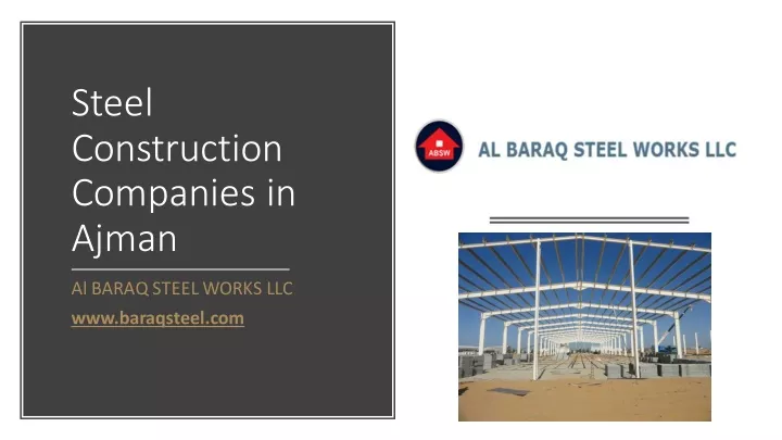 steel construction companies in ajman