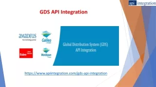 gds api integration