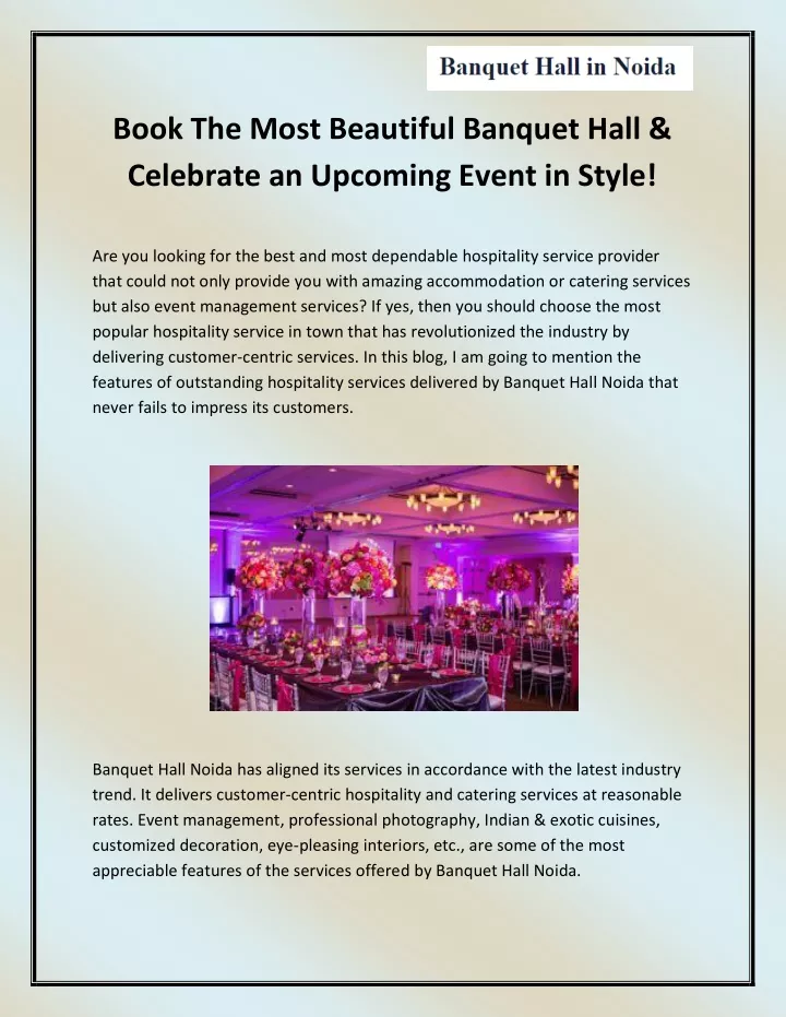 book the most beautiful banquet hall celebrate