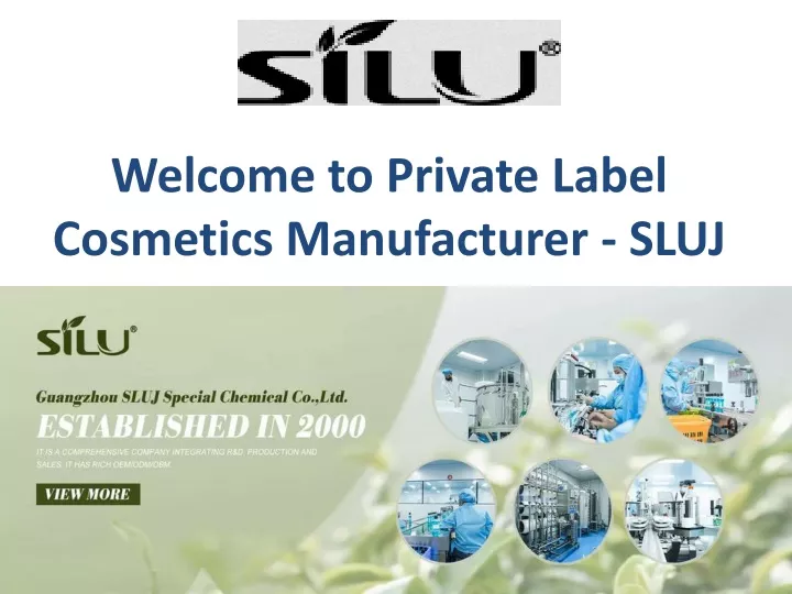 welcome to private label cosmetics manufacturer