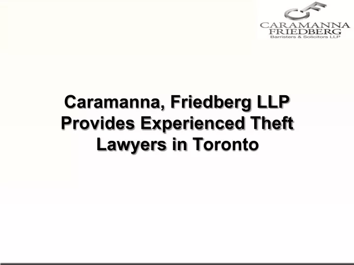 caramanna friedberg llp provides experienced