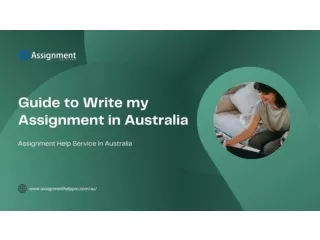Guide to Write my Assignment in Australia