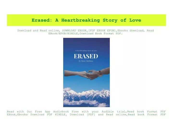 erased a heartbreaking story of love