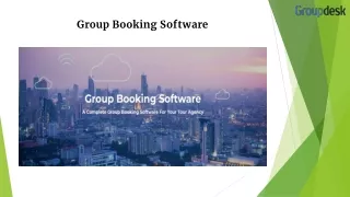 group booking software