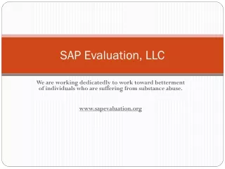 sap evaluation llc