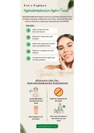 Benefits of Hydrodermabrasion Hydro-Facial Treatment NJ