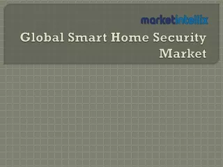 global smart home security market