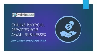 Online Payroll Services For Small Businesses | Hybrid Payroll