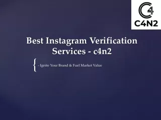 Best Instagram Verification Services - c4n2