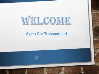 welcome