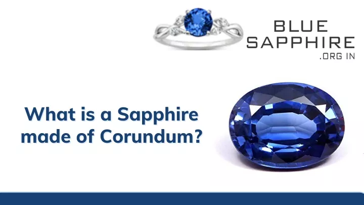 what is a sapphire what is a sapphire made