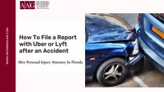 How To File a Report with Uber or Lyft after an Accident