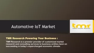 Automotive IoT - Current and Future Threats