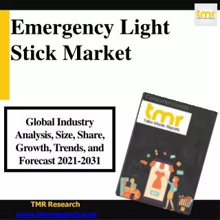 Emergency Light Stick - Opportunity to invest in Future