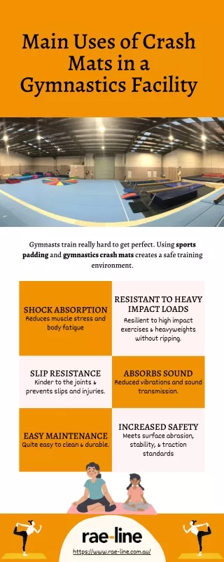 Main Uses of Crash Mats in a Gymnastics Facility