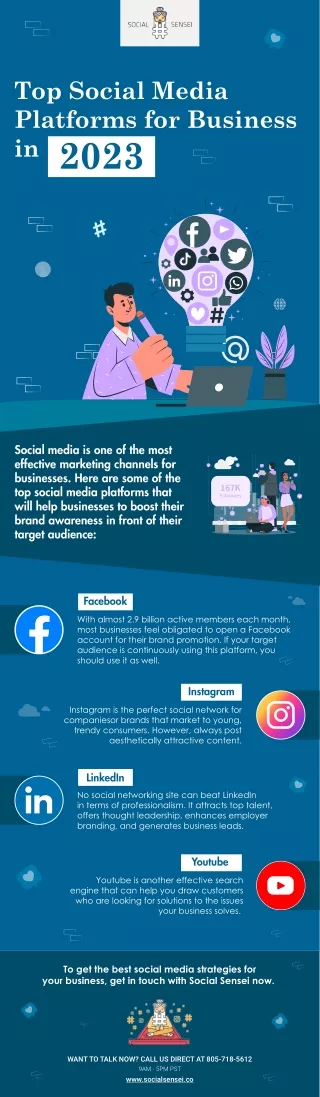 top social media platforms for business in 2023