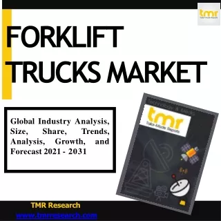 Forklift Trucks - Current and Future Threats