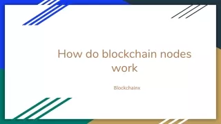 how do blockchain nodes work