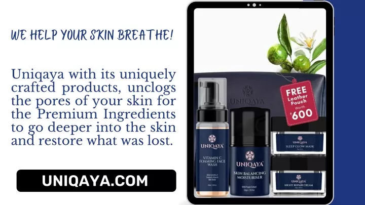 we help your skin breathe