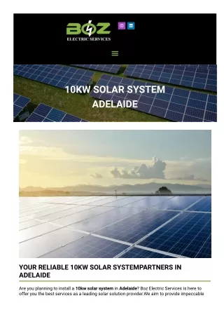 10kw Solar System Adelaide