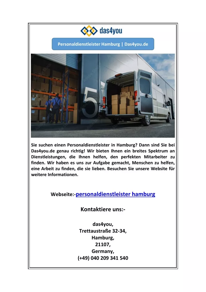 personaldienstleister hamburg das4you de