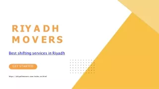 Best shifting services in Riyadh | 24 hour shifting service available Riyadh