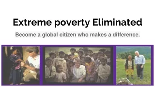 Know About The Global Extreme Poverty in India