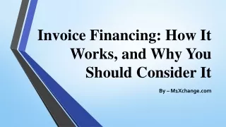 invoice financing how it works and why you should consider it